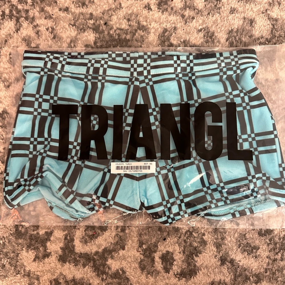 TRIANGL turch celeste shorts